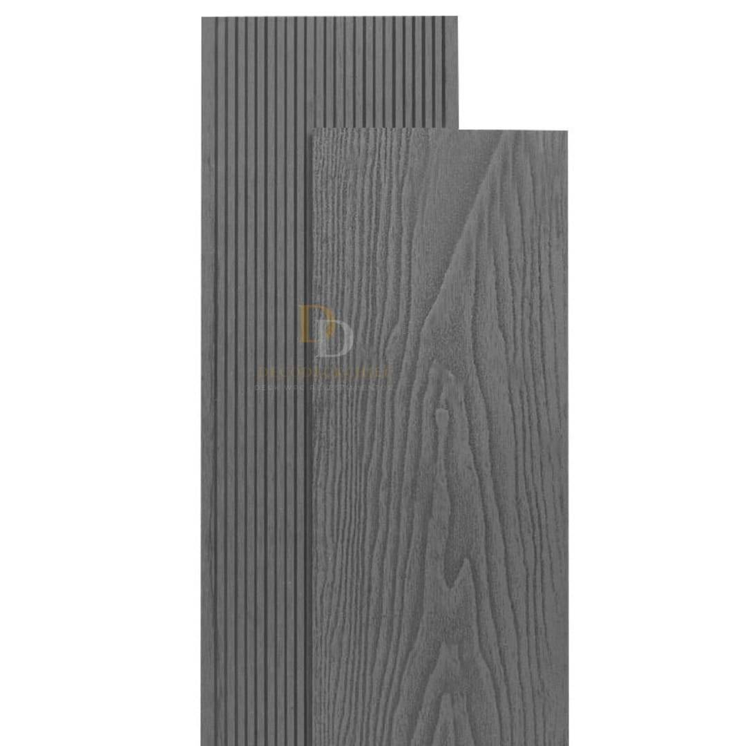 Tabla rustica deck WPC color gris piedra