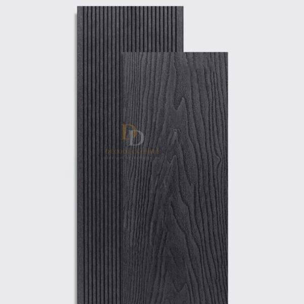 Tabla rustica deck WPC color gris grafito