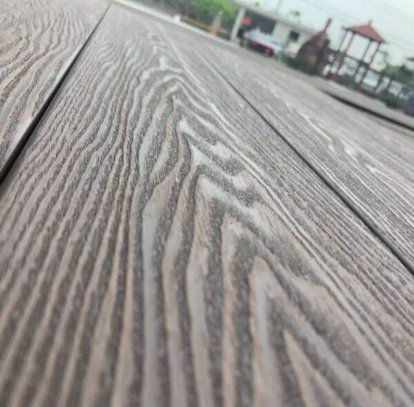 Tabla rustica deck WPC color gris piedra - Imagen 4