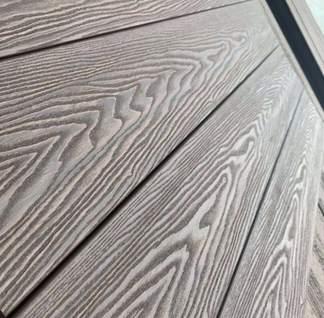 Tabla rustica deck WPC color gris piedra - Imagen 5