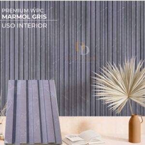 Wall panel de PVC gris marmoleado