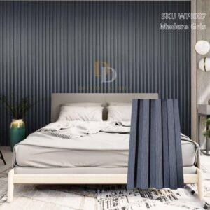 Wall panel de PVC madera gris