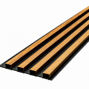Wall panel de PVC wood black