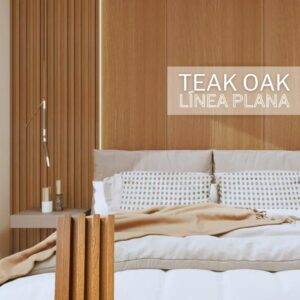 wall panel PVC teak oak
