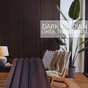 wall panel PVC dark brown
