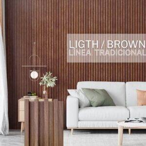 wall panel PVC ligth brown