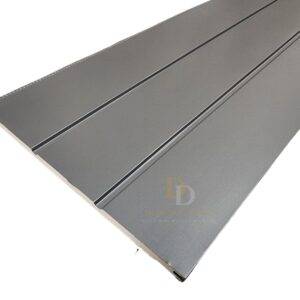 Siding metálico gris grafito