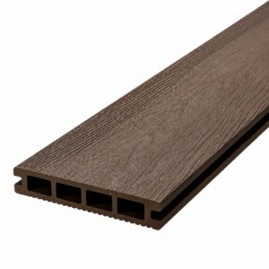Tabla rustica deck WPC color cafe chocolate